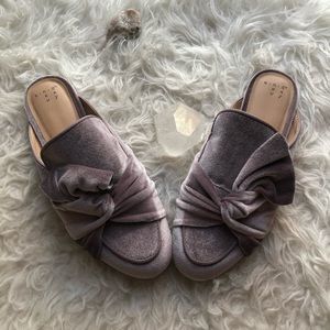 A new day brand purple/mauve mules size 7.5